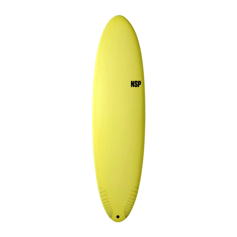 NSP Protech Funboard Lemon Zest Mid-Length - Futures 3-fin