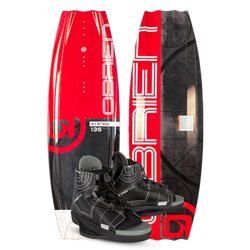 OBrien System Combo - Wakeboard Wake - 135cm and Clutch Bindings Size 8 - 11